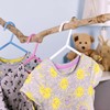 HANGERWORLD 18 Pack 11.8inch White Plastic Kids Hanger - Sized