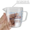 EIKS 9oz/250ml Glass Measuring Cups Coffee Milk Frothing Pitcher for
