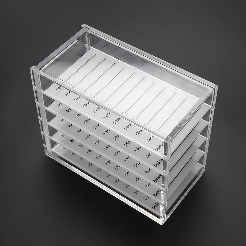 5 Layers Eyelash Extension Storage Box False Eyelash Display Makeup