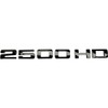 2500 HD Badge Emblem 2-PC Black - Set of 2
