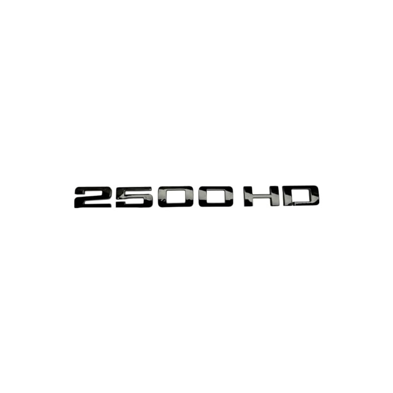 2500 HD Badge Emblem 2-PC Black - Set of 2