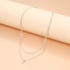 Stocking Stuffers Gifts for Women Dainty Layered Choker Necklace Cross