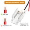 SDLDEER 2 Pin 8mm Led Strip Light Connectors, 15Pcs Led