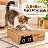 Cardboard Cat Scratcher Bed for Indoor Cats – Durable 5-Layer