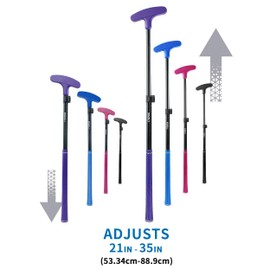 KOFULL Kids Putter, Mini Golf Putter Adjustable to Perfectly Height, Golf Putters Easy to Use, Two-Way Putters for Right or Left Handed, Golf Putter for Men Adult Junior, Kids Golf Clubs 4 Color