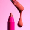 Labial Líquido Beauty Creations Acabado Brillante Color Rosa Plateado