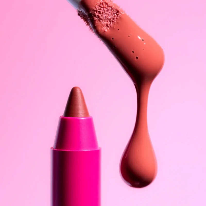 Labial Líquido Beauty Creations Acabado Brillante Color Rosa Plateado