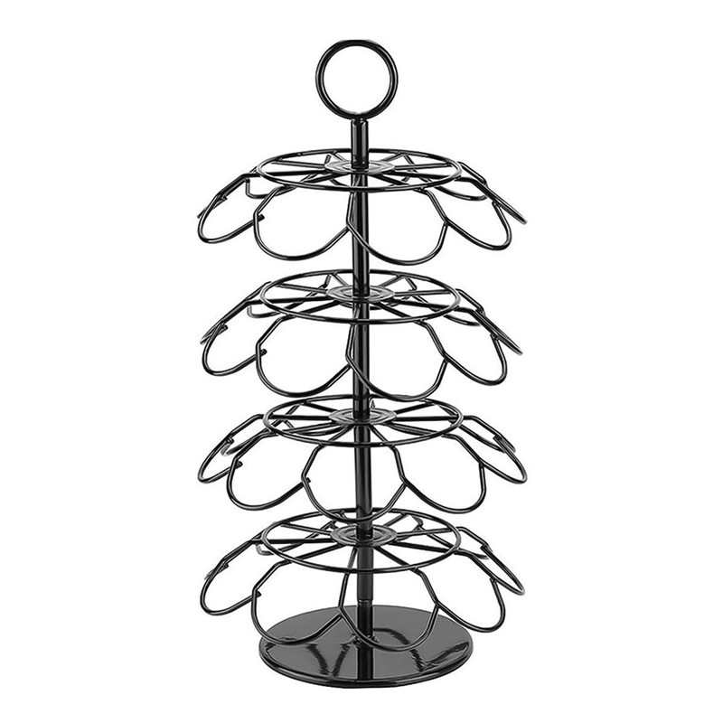 ZONADAH Coffee Capsule Holder 360 Rotating Coffee Pod Rack Coffee