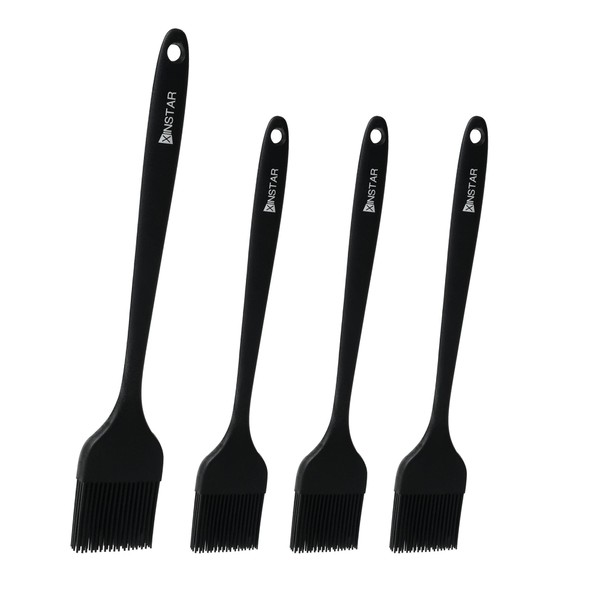 4 Pack Silicone Basting Pastry Brushes; Heat Resistant Pastry Brush