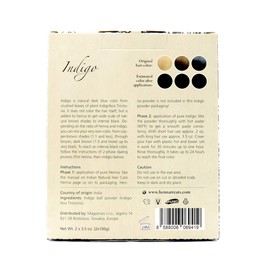 Indigo Powder - Brown to Black Hair Dye - Fresh & Pure Organic - 7oz - Indian Natural Hair Care