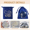 36 Pack Catholic Rosary Pouch Rosary Bag Rosary Holder Velvet