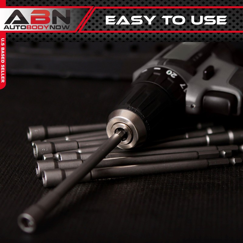 ABN Nut Driver Bit Set - 5/16in Hex Nut Driver