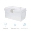 DOITOOL Mask Storage Case Portable Box Lock Organiser Mask Holder