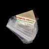 Plastic Sandwich Bags Packaging Container, Clear Triangle Bakery Wrappers for