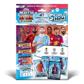 Topps Match Attax 23/24 Update Mega Multipack #3-41 Match Attax Cards, Including 16 New "Snow Baller" Cards and an Exclusive "Snow Baller" Randal Kolo Muani Limited Edition Card!