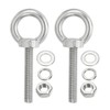 PATIKIL M12 x 70mm Lifting Shoulder Eye Bolt, 2Pcs 304