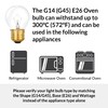 Simba Lighting Oven Light Bulb 300°C/572°F Rated G45 G14 40W