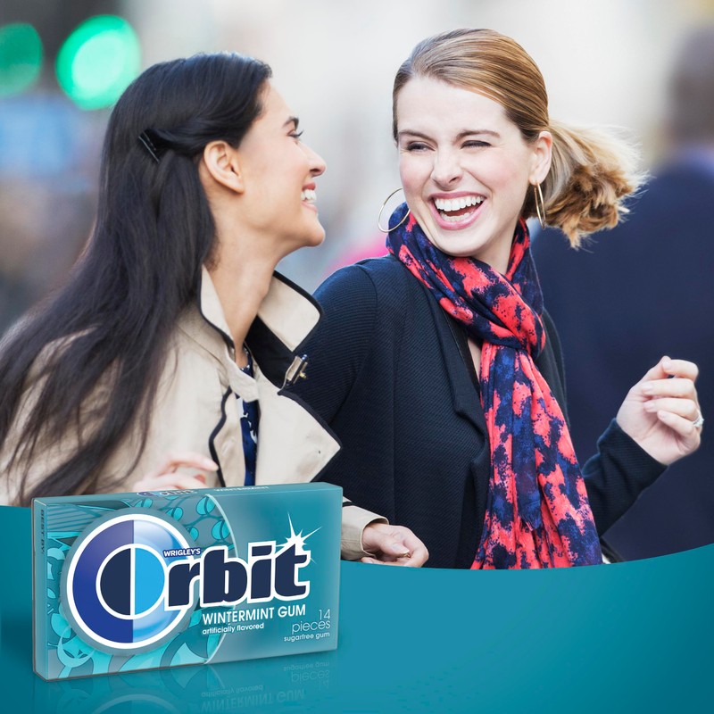 ORBIT Wintermint Gum Sugar Free Chewing Gum, 3 Packs of