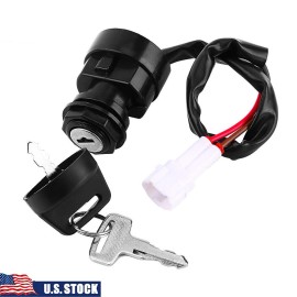 Feiteplus Ignition Key Switch for YAMAHA RAPTOR 700 YFM700 2006 2007 2008 5LP-82510-01-0