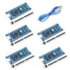 Nano V3.0 Board with Cable, AYWHP 5PCS Nano Board ATmega328P,