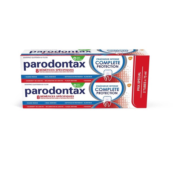 Parodontax - Dentifrice Au Fluor Pate Duo 75 ml (X2), 75 ml (Pack of 2)
