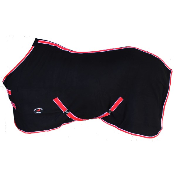 CHALLENGER 80" Horse Polar Fleece Cooler Exercise Blanket Wicks Moisture