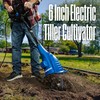 Westinghouse 6-Inch, 2.5 Amp Corded Electric Mini Tiller Cultivator for