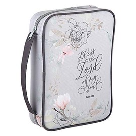 Creative Brands Natural Canvas Bible Cover, 7 x 10-Inch, Bless The Lord,G1822