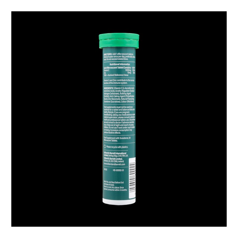 Holland & Barrett Vitamin C & Zinc Effervescent
