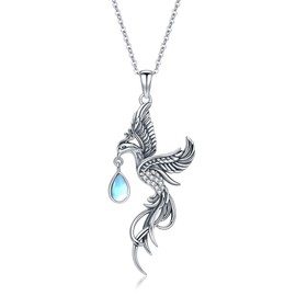 Phoenix Necklace Sterling Silver Pendant Jewelry Gifts for Women