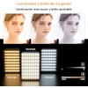 MXNUP 128 LED Luz para Celular, Ring Light con Clips