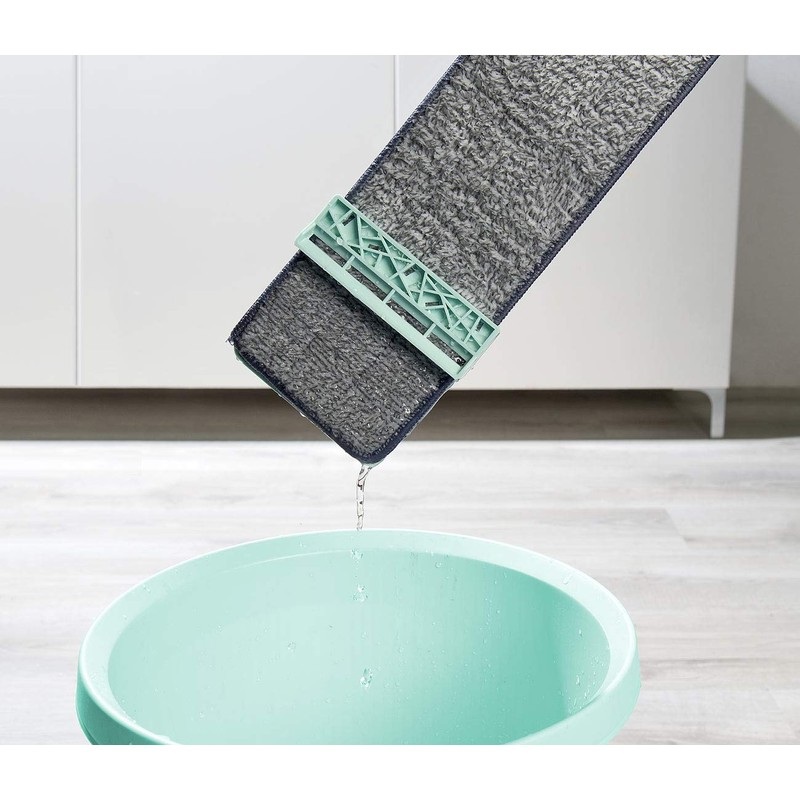 Sichler Haushaltsgeräte Floor Mop with Scraper, 3-Piece Handle, 122 cm