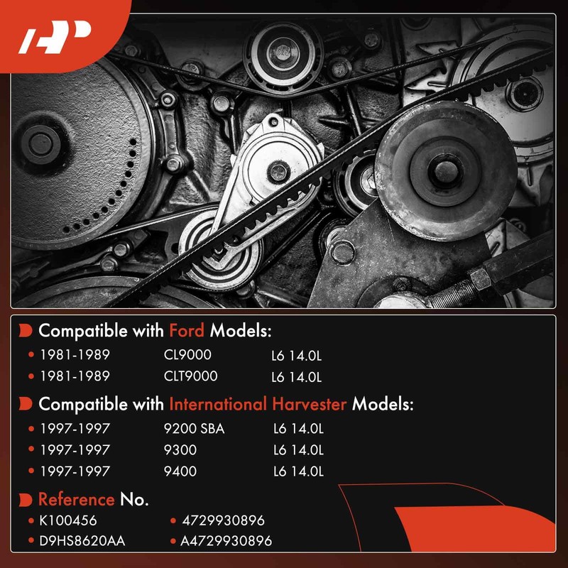 A-Premium Engine Serpentine Drive Belt Compatible with Ford CL9000 1981-1989,