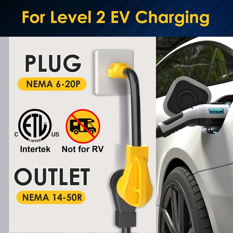[240V to 240V] HUBRV Level 2 EV Charging Adapter 220