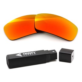IKON LENSES Replacement Lenses For Costa Saltbreak (Polarized) - Fits Costa Del Mar Saltbreak Sunglasses (Fire Orange)