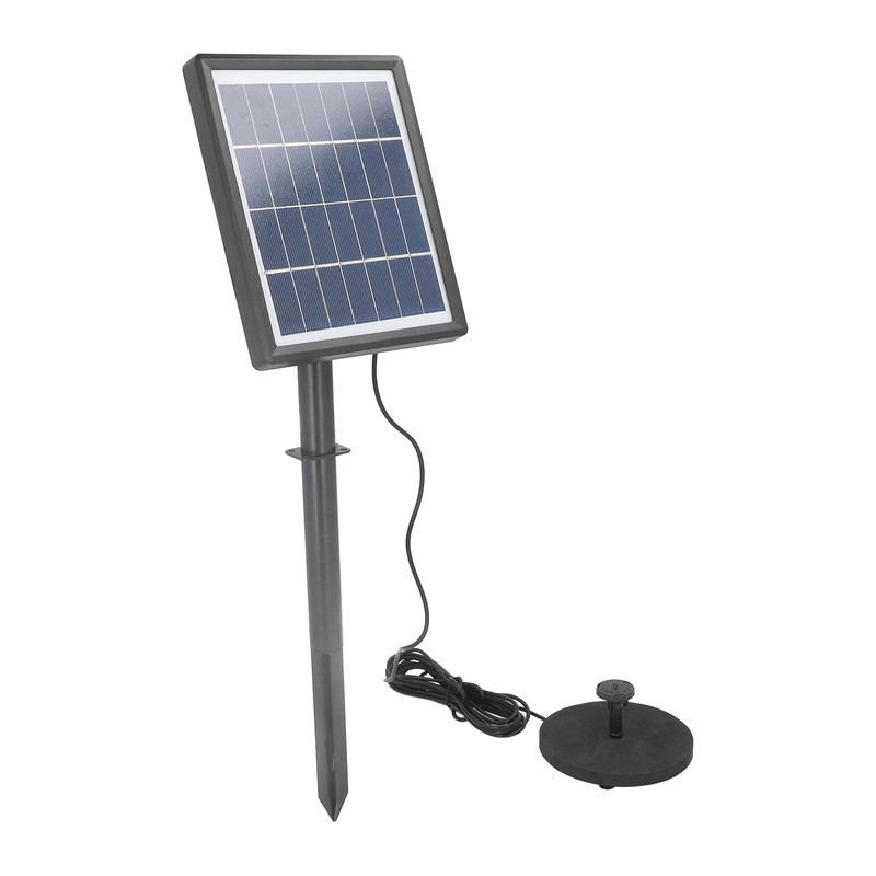 Solar Fountain Pump Multi Nozzles Efficient Small Landscape Floating Fountain