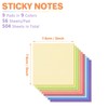 (9 Pack) Sticky Notes 3x3 Inches Colorful Sticky Notes，Super Sticking