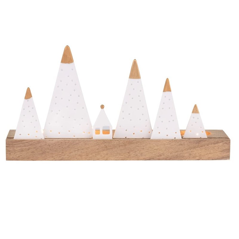 Living Xmas Light Object Mountain 25 x 7 x 13.5