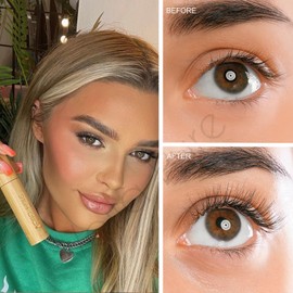 Voila Pure - Eyelash Growth Serum - Pro Eyelash Serum, (10ml) Brow & Lash Enhancing Serum - Longer, Thicker, Fuller Lashes - Lash Growth Serum - Made with Natural Ingredients - Gentle Lash Serum