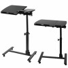 Segawe Adjustable Height Angle Rolling Laptop Desk Stand Table Tilting