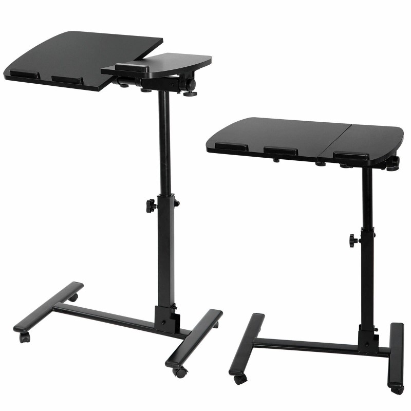 Segawe Adjustable Height Angle Rolling Laptop Desk Stand Table Tilting