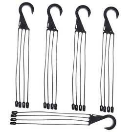 OFFSCH 5Pcs Plastic Hanging Basket Hooks Durable Planter Holders for Outdoor Pots for Hanging Baskets and Plant Pot Hangers