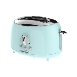 Brentwood Appliances Cool-Touch 2-Slice Retro Toaster with Extra-Wide Slots (Blue)