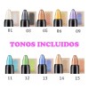 Bling 10 Barras De Maquillaje Bling, Sombra Brillante Para Ojos.