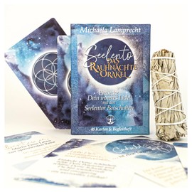 NGL Rauhnächte Card Set Soul Journey: Rough Night Oracle Cards & White Sage for Smoking I Rough Night Cards for the New Year I as a Rough Night Set for Your Rough Nights Ritual