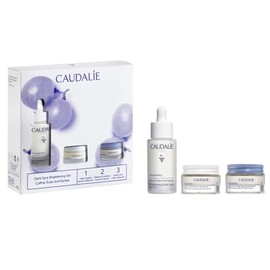 CAUDALIE Vinoperfect Set Sérum Antimanchas Iluminador + 2 Minis, 30 mL | CAUDALIE Vinoperfect Rutina Iluminadora Antimanchas 3 Pasos, Sérum + Crema Niacinamida + Crema Noche, Todo Tipo de Piel