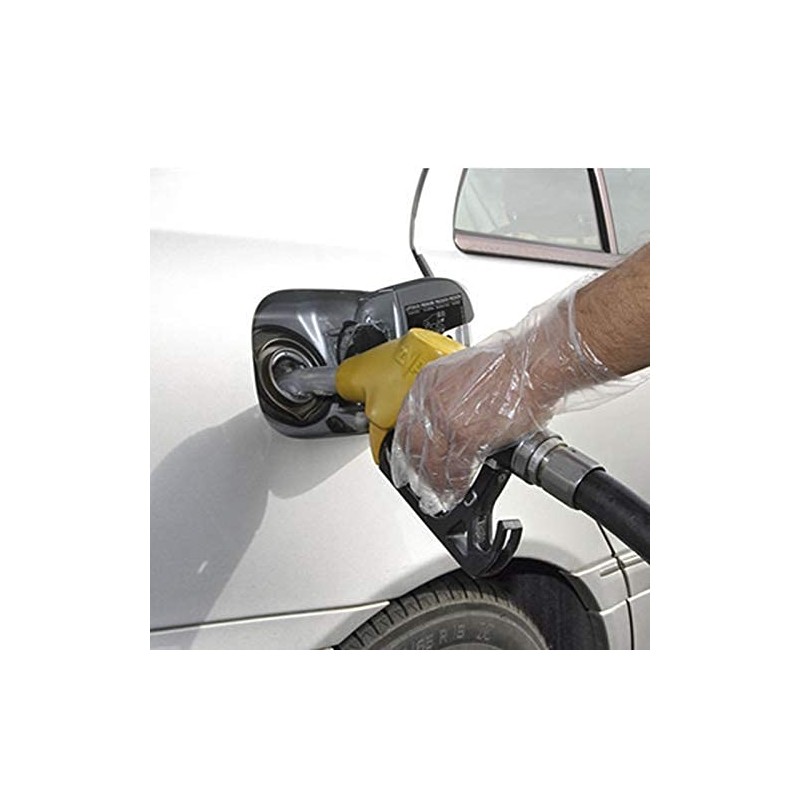 VIRSUS 500 Clear Disposable Polyethylene Gloves. Universal Disposable Food Cleaning