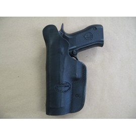 Baby Desert Eagle 9mm / .40 IWB Leather in Waistband Conceal Carry Holster Black RH