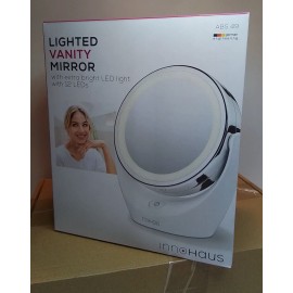 Innohaus Lighted Vanity Makeup Mirror Tabletop LED Lighted Bedroom Bathroom New
