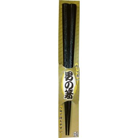 Yamashita Kogei 16071200 Extra Thick Octagonal Wood Chopsticks, Ebony Finish, 9.6 inches (24.5 cm)